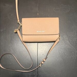 Michael Kors Beige Crossbody Bag